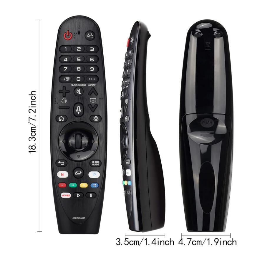 MR-20GA Magic Remote Control Replacement for OLED Smart TV 2018-2020 MR20GA MR19BA MR18BA with Pointer Function