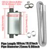 180 см Автомобильный Дизельный Воздушный Автономный Отопитель Выхлопная Труба Шланг 24 мм Воздушный Фильтр Глушитель С Клипсой Для Webasto Eberspacher