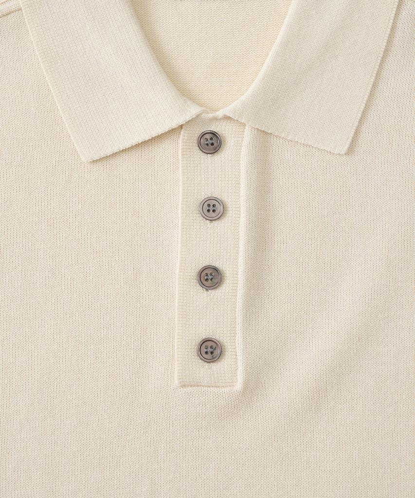 ANALOG MOOD Sepia Drop Short Sleeve Knit (Ivory)