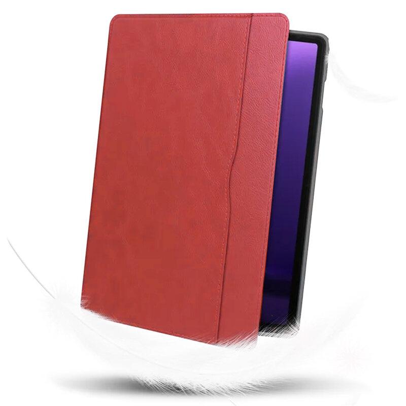 Case for Samsung Galaxy Tab S9 FE+ Plus, Smartcase, with stylus holder, Red