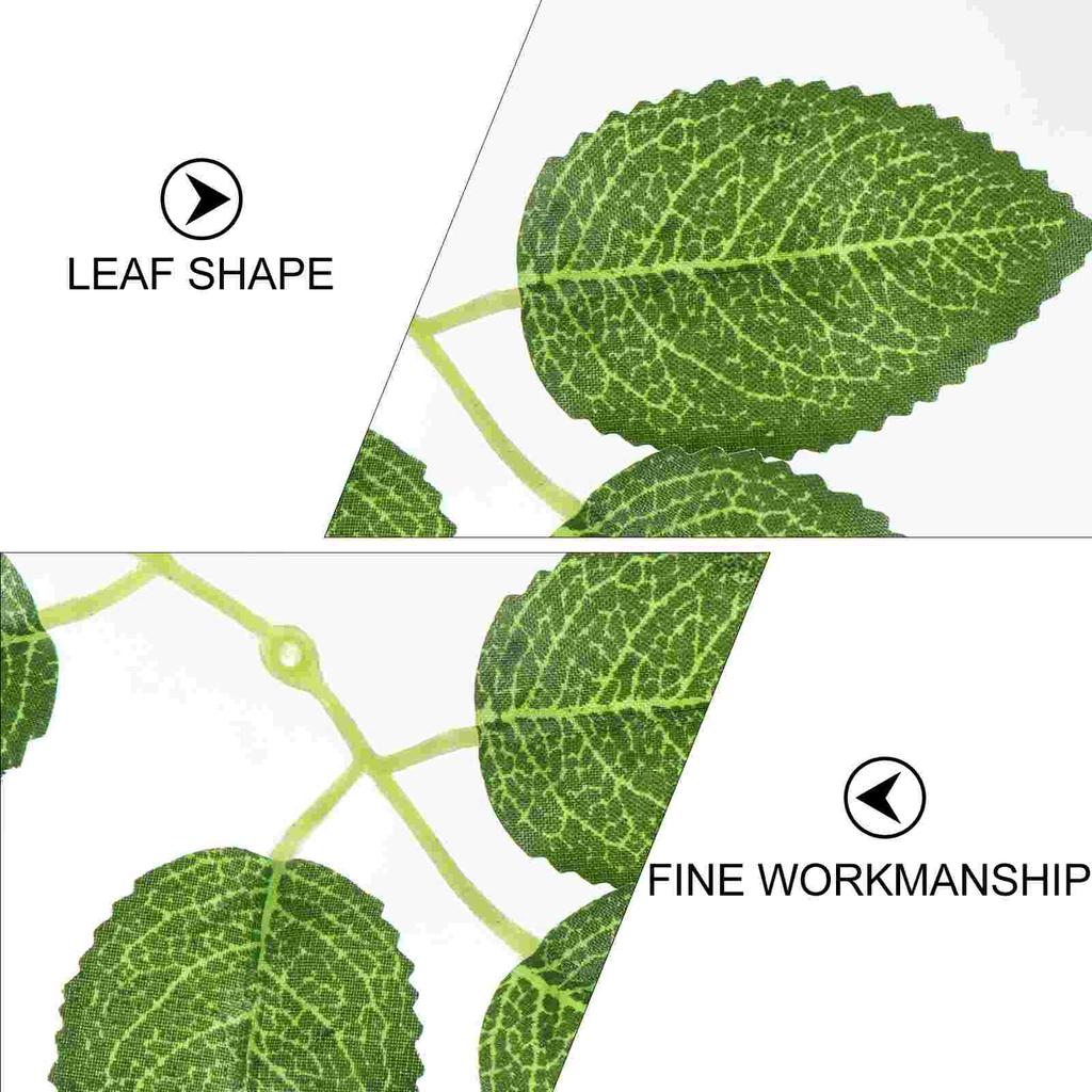 100 шт. имитация листьев розы имитация растения искусственный поддельный лист декоративный орнамент пластиковый детский зеленый
