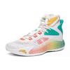 Anta Удобные легкие амортизирующие нескользящие износостойкие высокие баскетбольные кроссовки мужские белые зеленые желтые 112031101-2