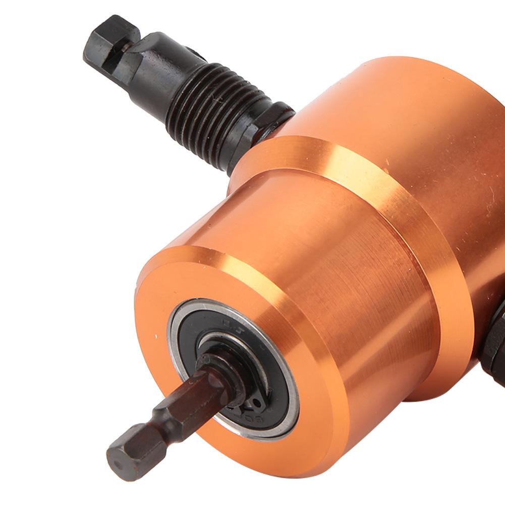 360 градусов двухголовочный резак для листового металла универсальный вырубной станок дрель DIY режущий инструмент для ремонта автомобиля