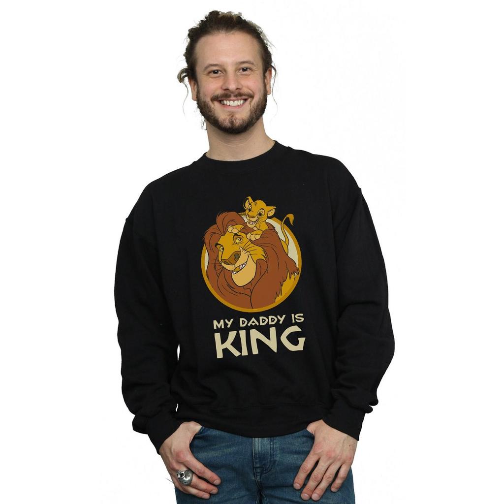 Disney Mens The Lion King My Daddy Is King Sweatshirt