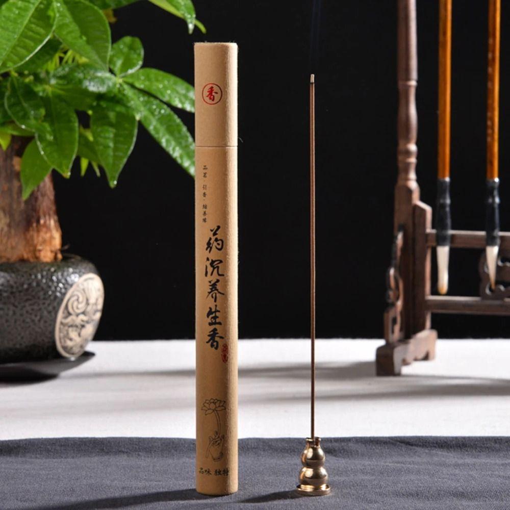 1/2 коробки сандалового дерева, запах полыни, освежающий аромат, успокаивающий разум, домашняя благовонная палочка