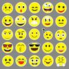 50 Cute Smiling Face Expressions Waterproof Creative Suitcases and Suitcases Laptop Cartoon Graffiti Stickers