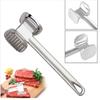 Meat Tenderizer Hammer 19cm Household Aluminum Alloy Steak Metal Mallet Kitchen Tool Heavy Duty Durable Double-Sided Tenderizer