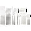 Набор столовой посуды из нержавеющей стали 6/24 предмета, столовые приборы, нож, вилка для торта, кофейная ложка, винтажный набор столовых приборов для дома и кухни