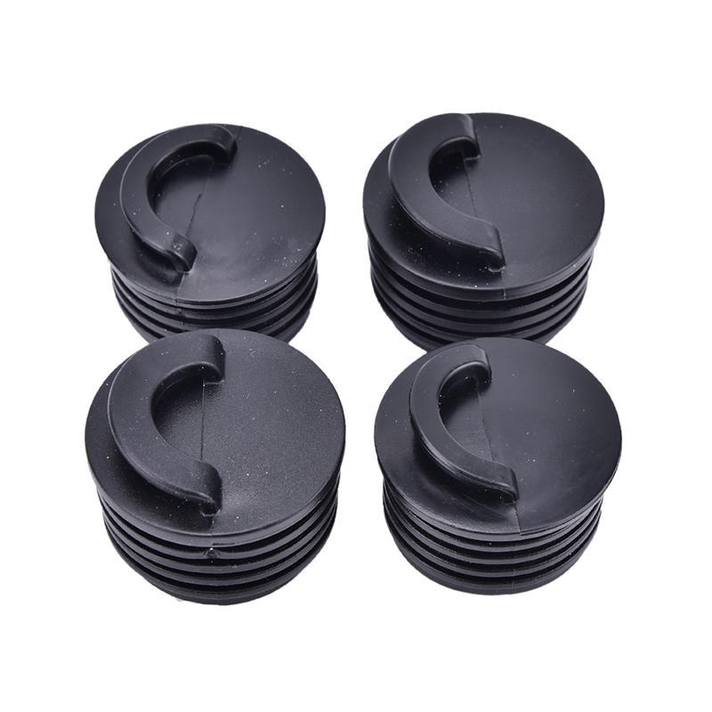 4Pcs Durable Rubber Kayak Marine Boat Scupper Stopper Drain Holes Plugs