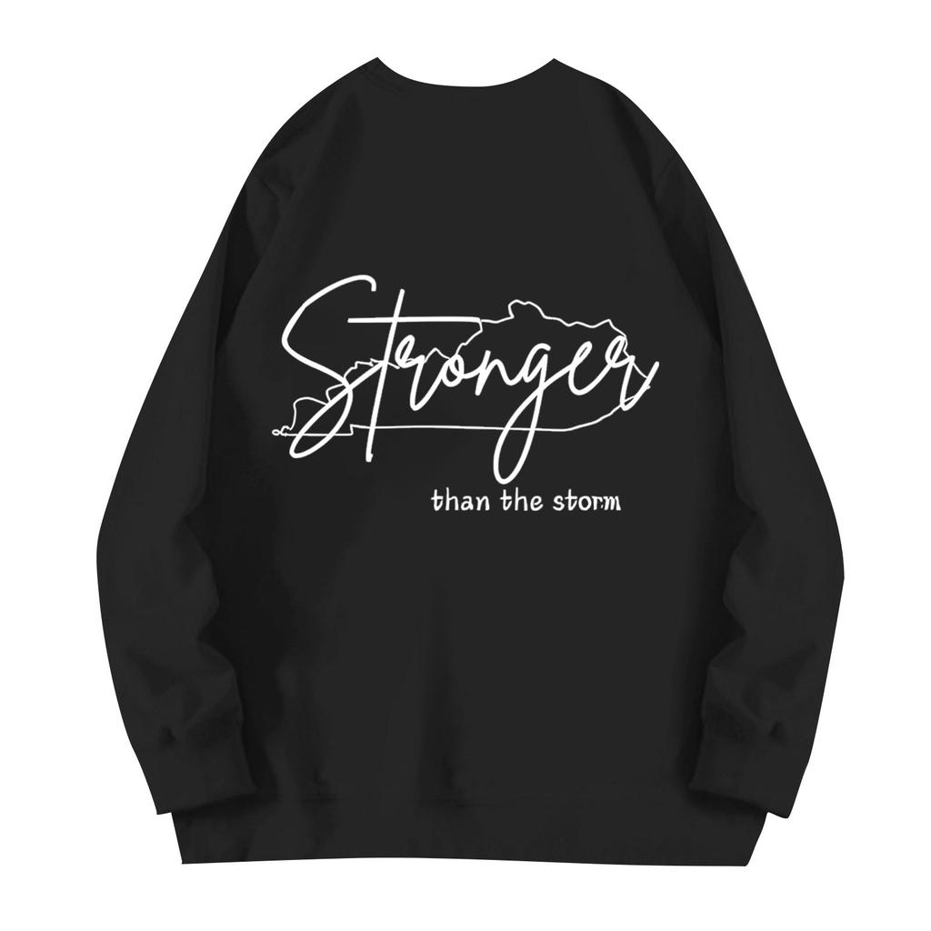 Женская толстовка свободного кроя с круглым вырезом и длинными рукавами, с длинными рукавами, с капюшоном