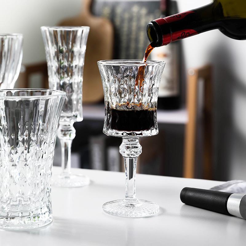 Ретро-бокал для красного вина, бокал для кухни, винный бокал, бокалы для шампанского, бордо, бургундское, свадебный квадратный подарок на вечеринку