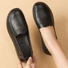 Plus Size 35-42 Women's Black Oxfords Sneakers Soft Bottom Ladies Shoes Female Footwear Comfort Mom Soft Leather Moccasins