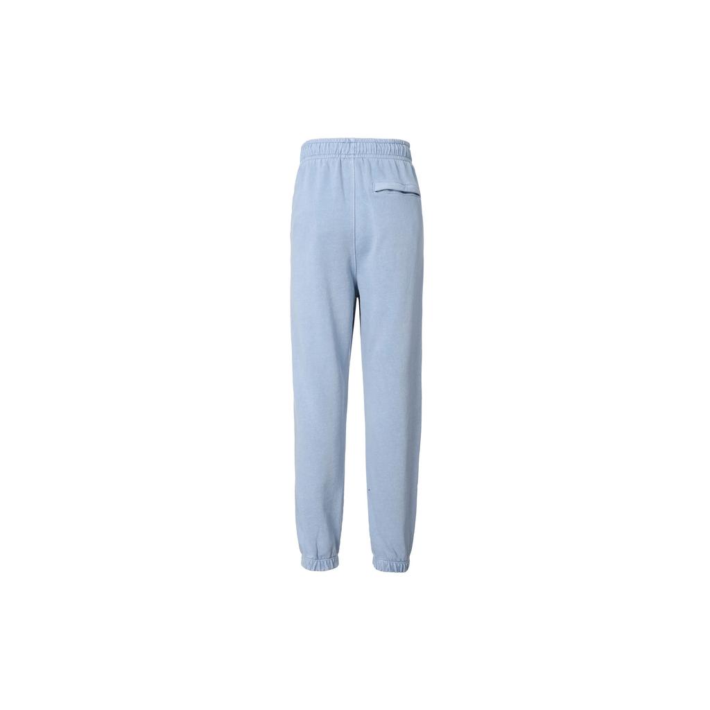 Jordan Мужские джоггеры Essentials Solid Color Drawstring Knit Casual Cuffed Joggers Blue Gray FB7299-436