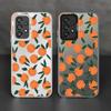 Чехол для телефона Samsung Galaxy A35 A53 A73 A51 A56 A71 A52 A26 A36 A72 A54 A55 Cover Мультяшный Оранжевый