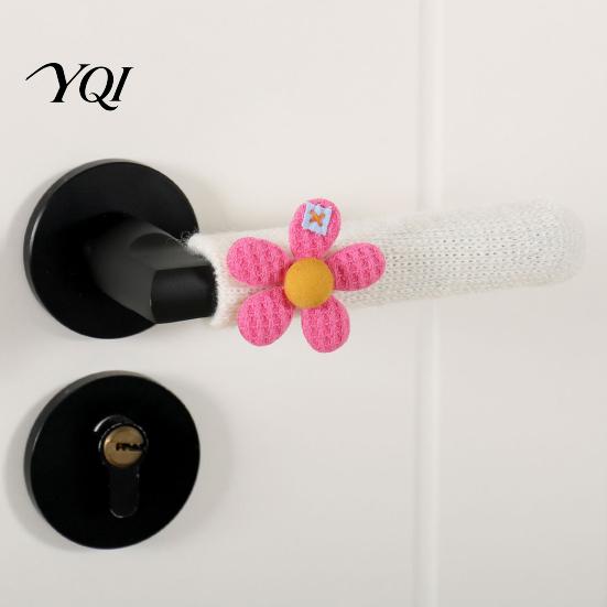Silent Furniture Leg Protectors Knitted Doorknob Covers, Thick Anti?Slip Feet Protector Sleeves, Door Handle Covers Cushion Pads, Floor for Knobs &