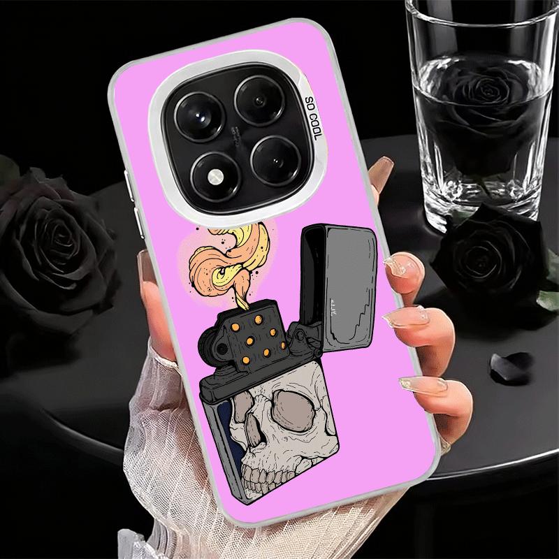 Легкий чехол для телефона с классным рисунком, мягкий, для Xiaomi Redmi Note 13 14 15 Pro Plus 12S 12 11S 11 11T 10S 10, противоударная задняя крышка