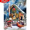New Diamond Embroidery Bird 5D DIY Diamond Painting House Mosaic Sale Animal Christmas Gift Decor For Home
