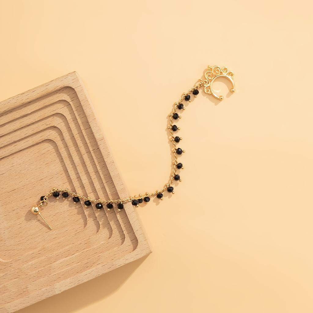 ZS Double Nose Piercing Chain Nose Chain for Nostril Piercing Nose Stud Decoration Earring Piercing Chain Women