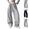 Baggy Sweatpants For Women Men High Waist Wide Leg Sweatpants Oversize Barrel Pants Casual Trousers