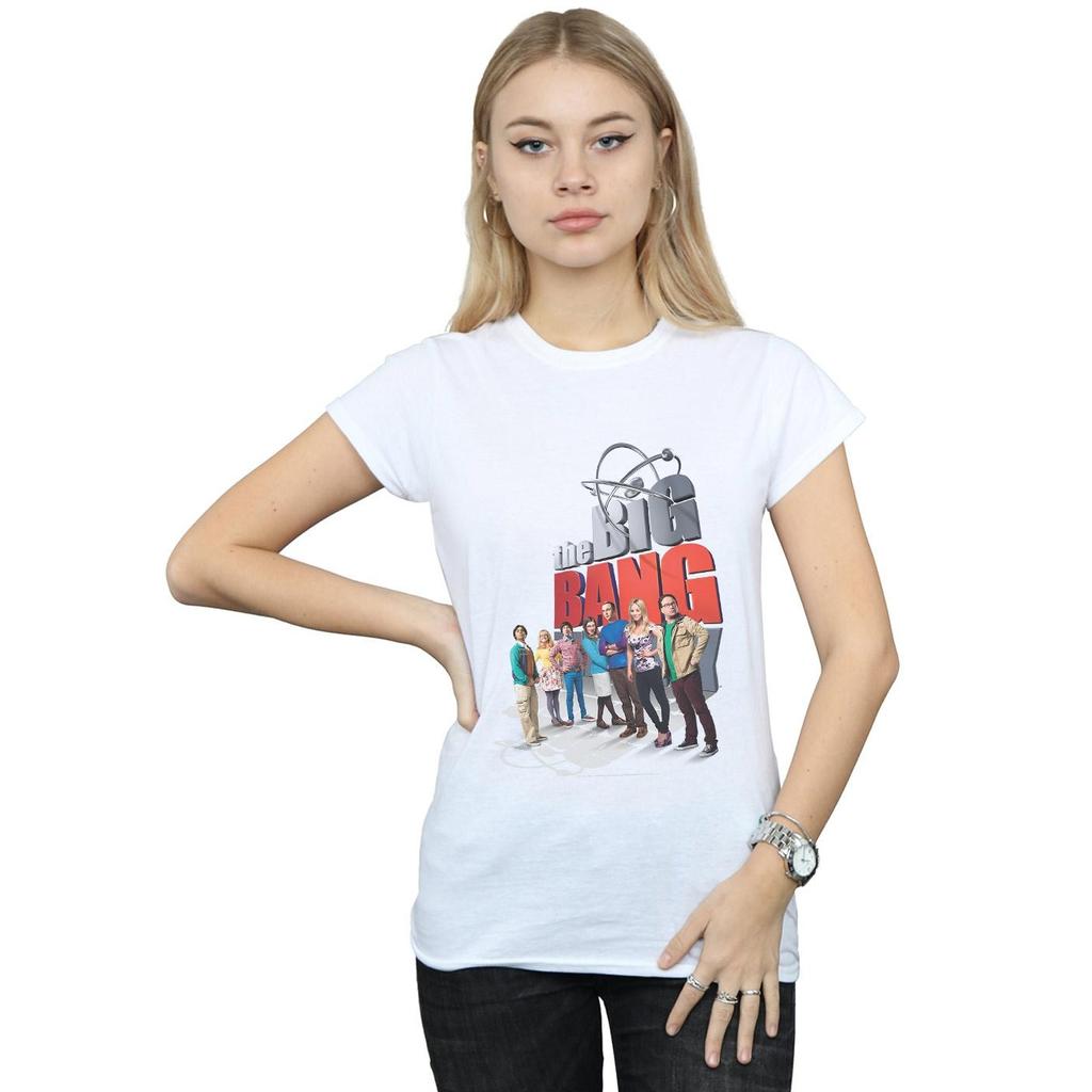 The Big Bang Theory Womens/Ladies Big Poster Cotton T-Shirt