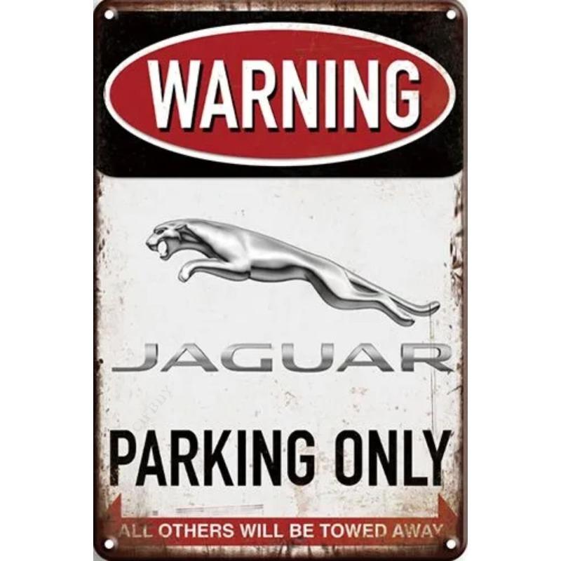 Lamborghini Parking Only Sign, Retro Metal Car Decor Plaque