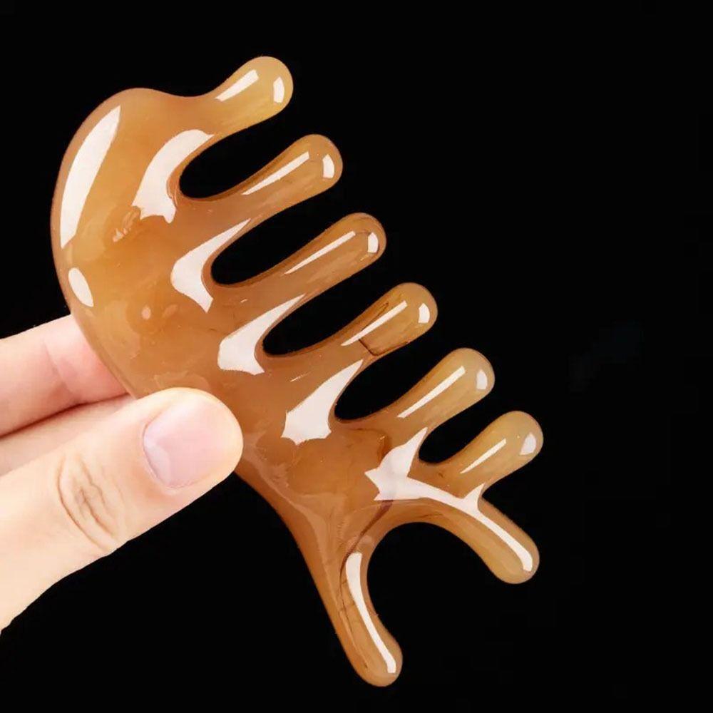 Массажная расческа Гуаша с пятью зубцами Маленький дельфин Массажная расческа для тела Momen And Man