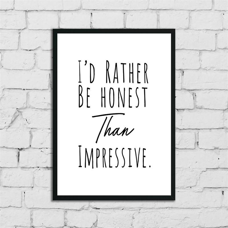 Minimalist Inspirational Wall Art Print Framed Motivational Quote Poster Set for Living Room Office Bedroom Home Wall Decor