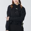 Puma Толстовки Женские Черные С Капюшоном Умеренные Обычные 587148-01