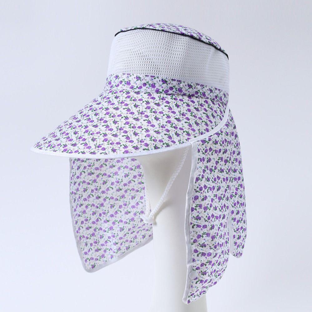 Face And Neck Protect Sun Hat Ear Flap Sunscreen Cap Summer Women Hats  Fishing Hunting Hiking