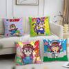 Мультяшная наволочка Dr S-Slump Arale, короткий плюш с принтом, наволочки для квадратных декоративных подушек, диван, домашний декор
