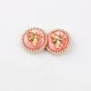 10PCS Gemstone Shank Buttons 11mm Round Metal Glossy Gem Buttons Woman Skirt Coat Buttons Multiple Colors