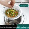 Stainless Steel Universal Sink Filter - Thick Anti-Leakage Net for Vegetables and Residue