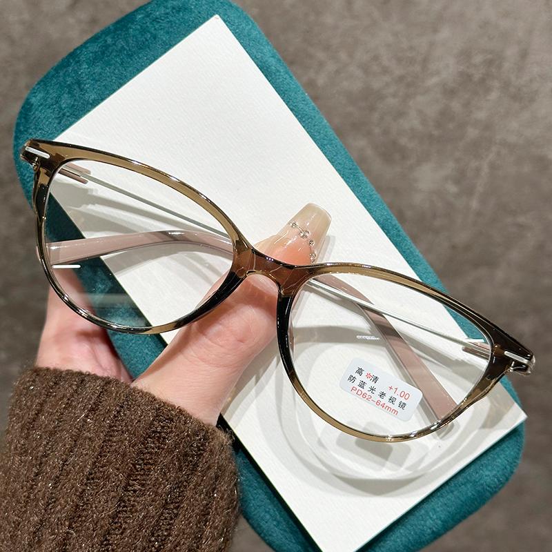 Женские очки для чтения «кошачий глаз» с защитой от синего света, женские оправы для очков с диоптриями