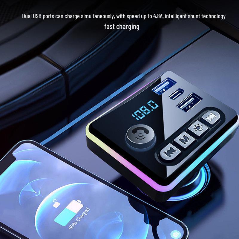 Автомобильный приемник M49 Bluetooth 5.0 и MP3-плеер с зарядным устройством USB и качеством звука без потерь
