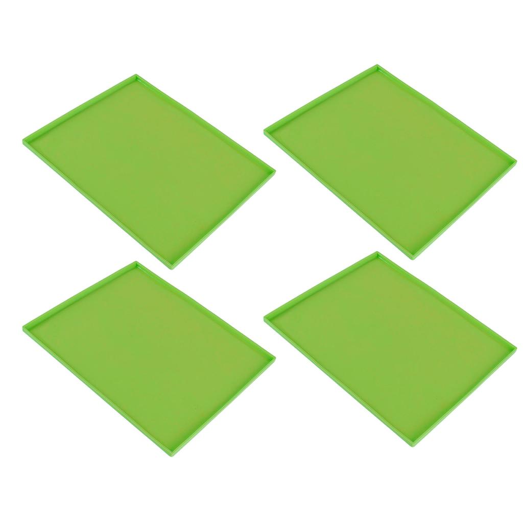 4 шт. Силиконовые коврики для дегидратора Пищевой класс Высокая термостойкость Предотвращают прилипание Поддоны для дегидратора фруктов с краем