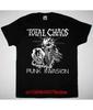 ЧЕРНАЯ ФУТБОЛКА TOTAL CHAOS PUNK INVASION с длинным или коротким рукавом