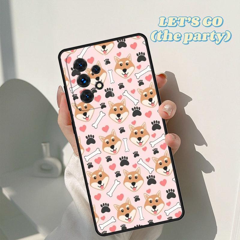 Чехол для телефона с изображением собаки Сиба-ину Для Samsung Galaxy A42 A31 A40 A51 A71 A32 A80 A91 A52 A72 A73 A20e A21S A50 A70 A11 A12
