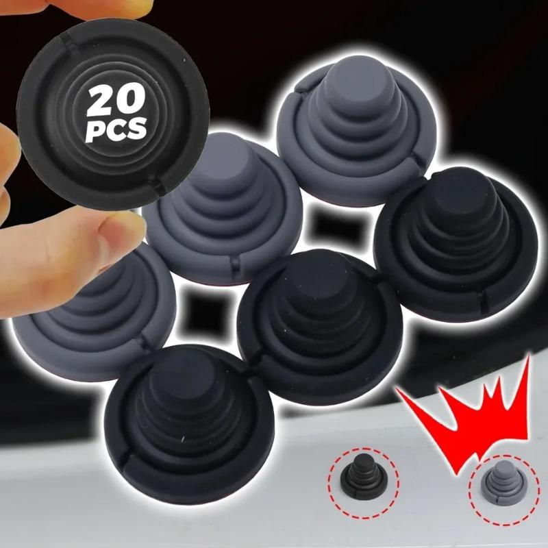 Silicone Car Door Shock Pads Buffer Gasket Weatherproof Noise Reduction for Trunk Hood Truck Van Door Protection Car Bumper