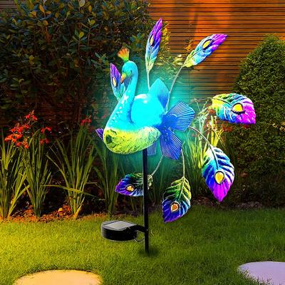 Ветряная мельница Sunbird Металлическое искусство Уличный Сад Забор Вращающийся Водонепроницаемый, Подходит для Свадеб и Наружного Украшения, Украшение Забора Сада