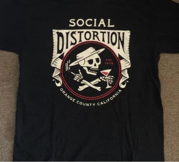 Social Distortion Summer Black T shirt Full Size S5XL Unisex T-Shirt