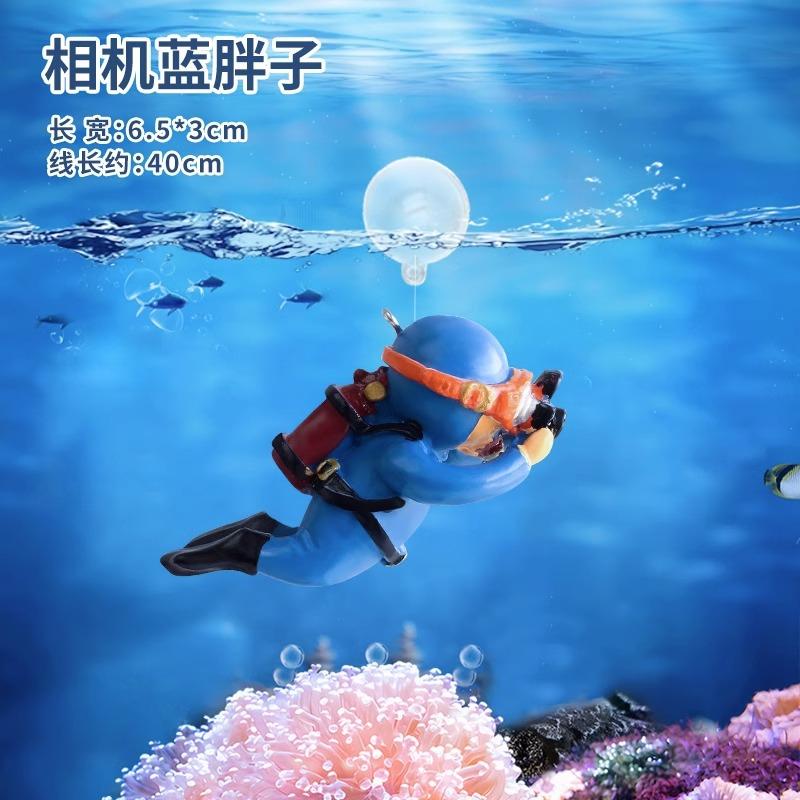 Fish Tank Decorations Aquarium Accessories Floating Diver Aquarium Ornaments Small Floating Ball Aquarium Accessories