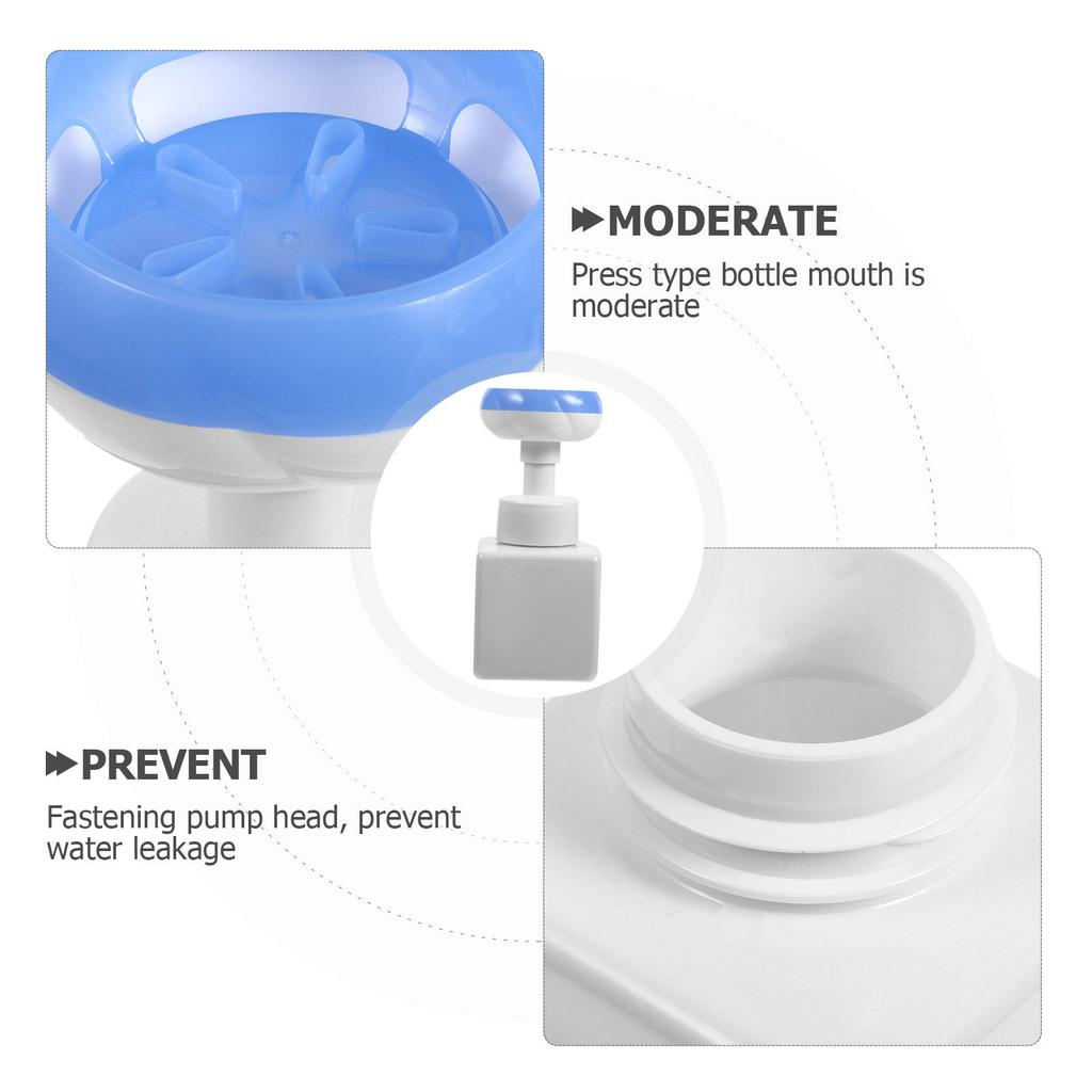 Compact Foaming Hand Soap Dispenser Bottle Reusable Press Type Design for Bathroom Kitchen Shower Travel Size Liquid Soap