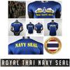 T Shirt Royal Thai Navy Seal Thailand Shark Flag Undershirt O Neck Round Neck Short Sleeve Print Quick Dry National Uniform Men Women Unisex