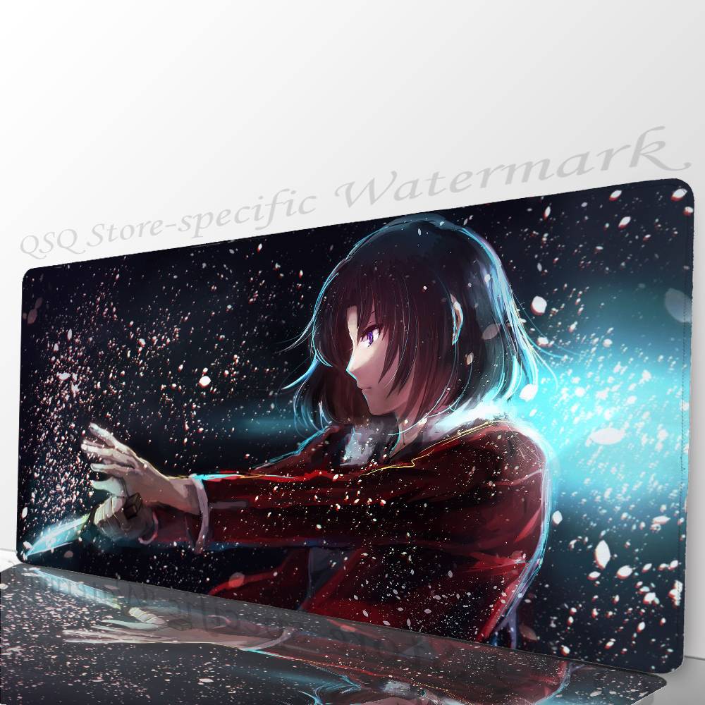 Shiki Ryougi Анимация Сад Грешников Коврик для Мыши Коврик для Стола С Подкладкой Игровые Аксессуары Prime Gaming XXL Клавиатура