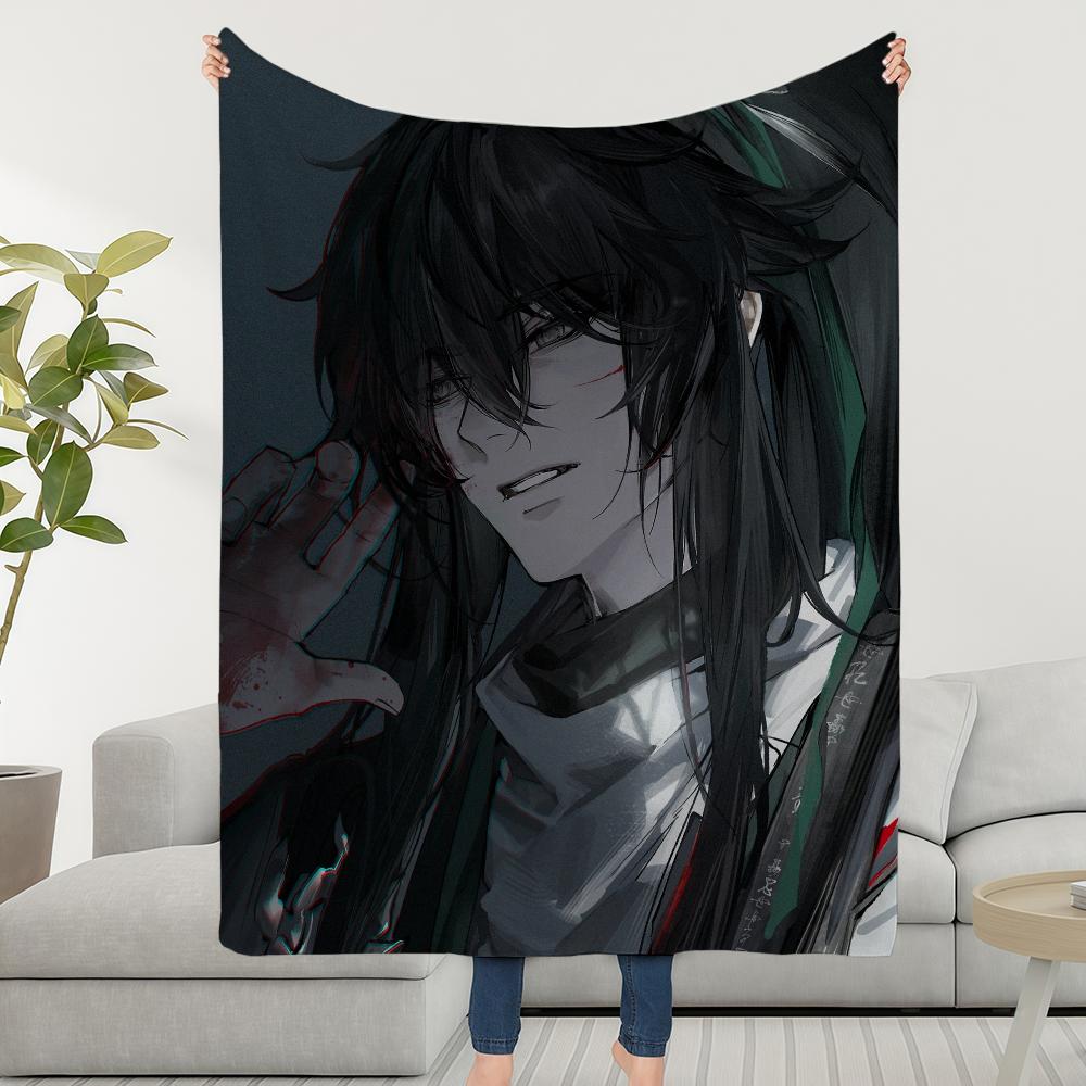 Blanket Throw Super Cosy Plush Living Room Wuthering Qiuyuan Sofa Couch Waves Childish Birthday Gifts