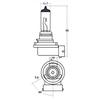 Stanley Electric Halogen (STANLEY) Bulb, 24V, H11, 14-0010