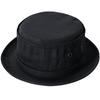 Reck Hatter Cotton Twill Pork Pie Size Black Suitable for and All Seasons Men's Hat, L, RH-320, Twill, Spring, Summer, Fall,