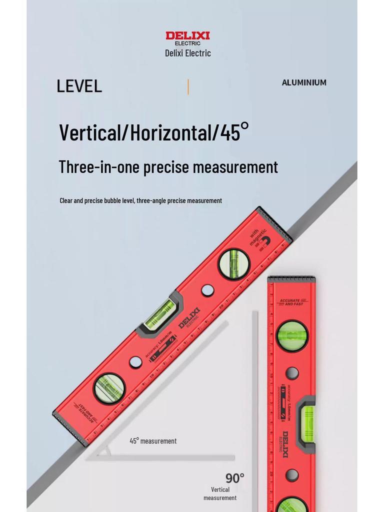 Высокоточный мини-уровень с сильным магнитом и алюминиевым сплавом