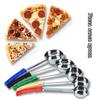 Ложка для соуса для пиццы из нержавеющей стали с длинной резиновой ручкой Суповые ложки Ложка для размазывания пиццы Кухня