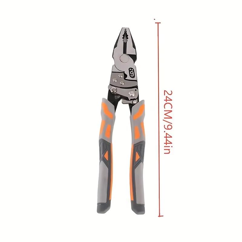 Новые самозажимные плоскогубцы с храповым механизмом, кусачки для проволоки, многофункциональные 9-дюймовые плоскогубцы электрика, промышленного класса, экономящие труд ручные инструменты